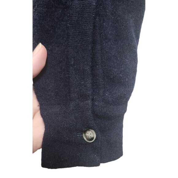 SWTR Navy Merino Wool Blend Sweater men’s Size S Soft Knit Pullo cardigan - Picture 6 of 12